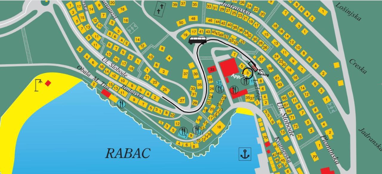 Apartman Mea Rabac Esterno foto